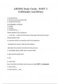 ARDMS Study Guide - PART 3- Gallbladder And Biliary