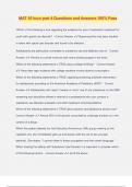 MAT 16 hour part 4 Questions and Answers 100&percnt; Pass