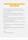 MAT 8hr Training - Module 2 Questions and Answers 100&percnt; Pass