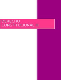 DERECHO CONSTITUCIONAL III DDFF