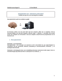 Module neurologie II (E. Kerckhofs)