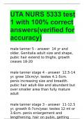 UTA NURS 5333 test 1 with 100&percnt; correct answers&lpar;verified for accuracy&rpar;