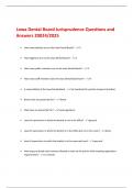 Lowa Dental Board Jurisprudence Questions and  Answers 20024&sol;2025
