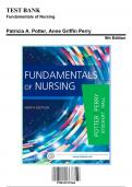 Test Bank for Fundamentals of Nursing, 9th Edition by Potter, 9780323327404, Covering Chapters 1-50 | Includes Rationales
