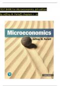 TEST BANK For Microeconomics&comma; 9th Edition by Jeffrey M&period; Perloff&comma; Verified Chapters 1 - 20&comma; Complete Newest Version
