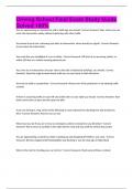 Driving School Final Exam Study Guide Solved 100&percnt;