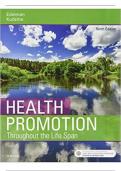 TEST BANK FOR HEALTH PROMOTION THROUGHOUT THE LIFE SPAN 9TH ED BY EDELMAN