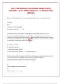 PASS CCRN TEST BANK QUESTIONS & ANSWERS WELL EXPLAINED  LATEST UPDATE 2023&sol;2024 &lpar; A&plus; GRADED 100&percnt; VERIFIED&rpar;
