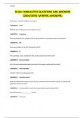 SCCJA CUMULATIVE QUESTIONS AND ANSWERS &lpar;2024&sol;2025&rpar; &lpar;VERIFIED ANSWERS&rpar;