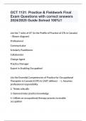 OCT 1131&colon; Practice & Fieldwork Final Exam Questions with correct answers 2024&sol;2025 Guide Solved 100&percnt;&excl;&excl;