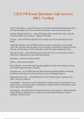 CJUS 330 Exam Questions And Answers 100&percnt; Verified