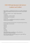 CJUS 330 Exam Questions And Answers &lpar;Updated And Verified&rpar;