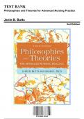 Test Bank for Philosophies and Theories for Advanced Nursing Practice, 3rd Edition by Butts, 9781284112245, Covering Chapters 1-26 | Includes Rationales