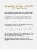 Discounted Cash Flow Exam Questions With 100&percnt; Correct Answers