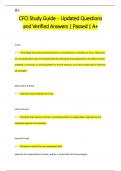 CFCI Questions and Verified Answers Pack &vert; Passed &vert; A&plus;