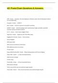 421 Postal Exam Questions & Answers&period;