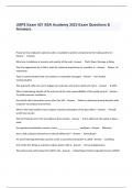 USPS Exam 421 SSA Academy 2023 Exam Questions & Answers&period;
