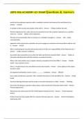 USPS SSA ACADEMY 421 EXAM Questions & Answers&period;