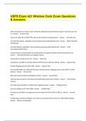 USPS Exam 421 Window Clerk Exam Questions & Answers 100&percnt; correct&period;