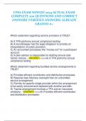 CPFA EXAM NEWEST 2024 ACTUAL EXAM  COMPLETE 200 QUESTIONS AND CORRECT  ANSWERS &lpar;VERIFIED ANSWERS&rpar; ALREADY  GRADED A&plus;