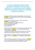 CT DMV LEARNER&rsquo;S PERMIT EXAM  QUESTIONS NEWEST ACTUAL EXAM  COMPLETE 120 QUESTIONS AND CORRECT  DETAILED ANSWERS &lpar;VERIFIED ANSWERS&rpar;  ALREADY GRADED A&plus;&period;