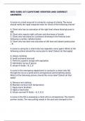 MED SURG ATI CAPSTONE VERIFIED AND CORRECT  ANSWERS    