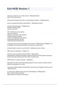 HESI EXIT RN V1 EXAM 2024&sol;2025 Questions and Answers &vert; 100&percnt; Verified  Questions And Answers rated A&plus; by experts &lpar;ALL BUNDLED HERE&excl;&excl;&excl;&rpar;