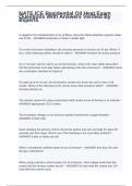 NATE ICE Residential Oil Heat Exam Questions With Answers Verified By Experts