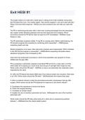 Exit HESI &num;1 questions and answers  rated A&plus; by experts 2024&sol;2025