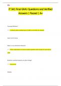IT 341 Final GMU Questions and Verified  Answers &vert; Passed &vert; A&plus;