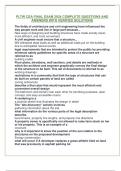 PLTW CEA FINAL EXAM 2024 COMPLETE QUESTIONS AND ANSWERS WITH VERIFIED SOLUTIONS&comma;&comma;&comma;Alpha
