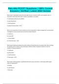 Palo Alto PCCET Questions &vert; 100&percnt; Correct Answers &vert; Verified &vert; Latest 2024 Version