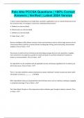 Palo Alto PCCSA Questions &vert; 100&percnt; Correct Answers &vert; Verified &vert; Latest 2024 Version
