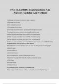 FAE &lpar;ILLINOIS&rpar; Exam Questions And Answers &lpar;Updated And Verified&rpar;