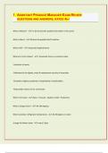 ASSISTANT PRODUCE MANAGER EXAM REVIEW  QUESTIONS AND ANSWERS&comma; RATED A&plus;&sol;