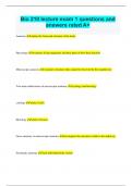 Bio 210 lecture exam 1 questions and answers rated A&plus;