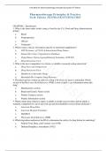 Test Bank for Pharmacotherapy Principles and Practice&comma;  6th Edition by Marie&vert;&vert;All Chapters&vert;&vert;Complete Guide A&plus;