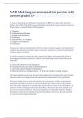 VATI Med-Surg pre-assessment test preview with answers graded A&plus; 