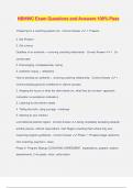 NBHWC Exam Questions and Answers 100&percnt; Pass