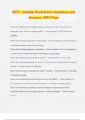 NCTI - Installer Book Exam Questions and Answers 100&percnt; Pass