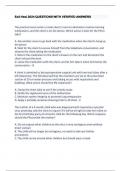 Exit Hesi 2024 QUESTIONS WITH VERIFIED ANSWERS      