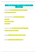 BIOD 121 Portage module 4 Latest 2024 100&percnt; Pass