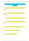 BIOD 121 &lpar;Portage&rpar; Module 4 Already Passed