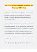 NU272 HESI Practice Exam Questions and Answers 100&percnt; Pass