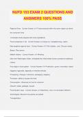 NUFD 153 EXAM 2 QUESTIONS AND ANSWERS 100&percnt; PASS