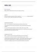 HIEU 322 Liberty University - with 100&percnt; correct  answers