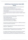 ACC550 Exam&vert; Study Questions Solved 100&percnt; Correct