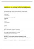 NURS 5334 - M1 EXAM WITH COMPLETE SOLUTION&period;&period;