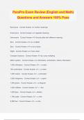 ParaPro Exam Review &lpar;English and Math&rpar; Questions and Answers 100&percnt; Pass
