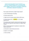 HESI RADIOGRAPHY EXAM NEWEST 2024  ACTUAL EXAM COMPLETE 200 QUESTIONS  AND CORRECT DETAILED ANSWERS &lpar;VERIFIED  ANSWERS&rpar; ALREADY GRADED A&plus;&period;